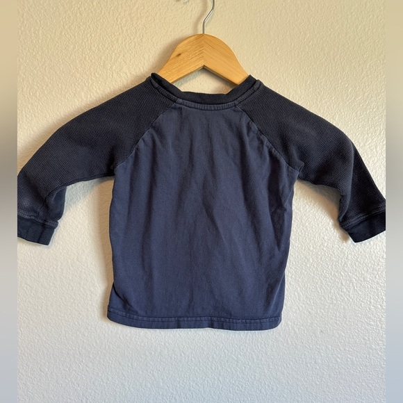 Lucky Brand Blue Long Sleeve Tee with Graphic Design - Picture 4 of 4